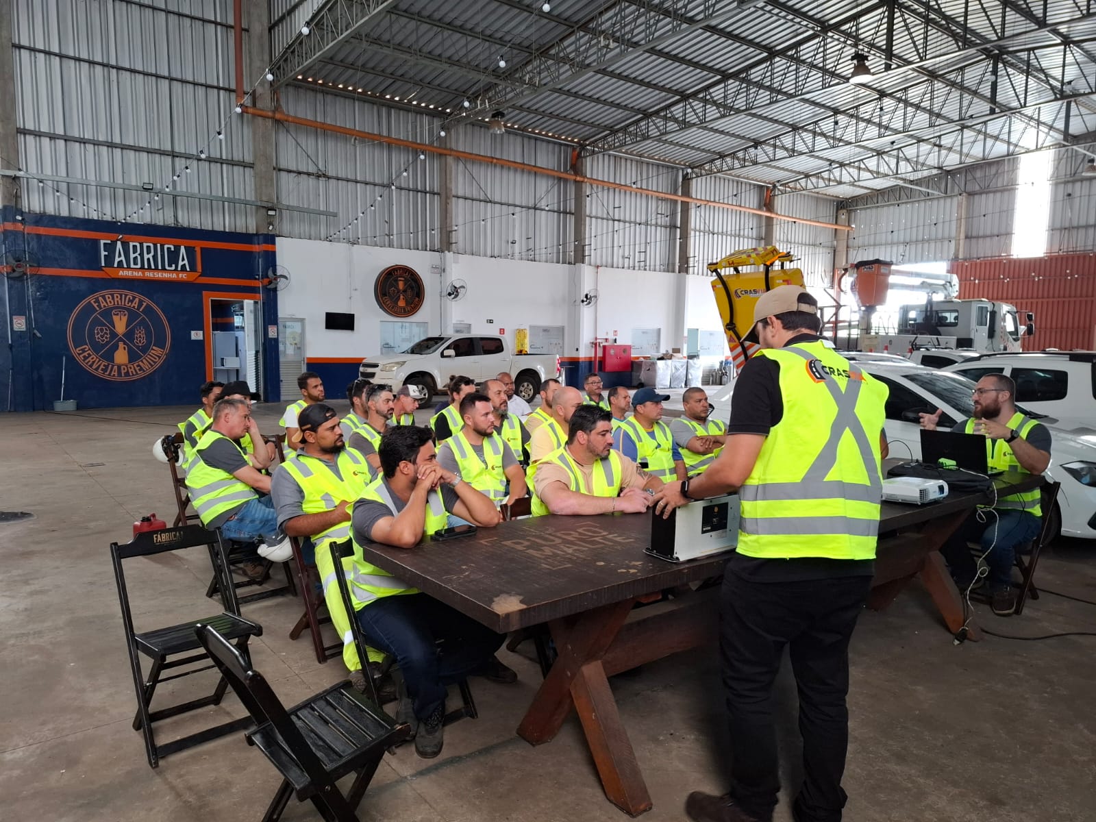 Treinamento na base operacional